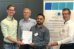 Übergabe des Fokusfinderpreises an Mojib Joya (2.v.r)