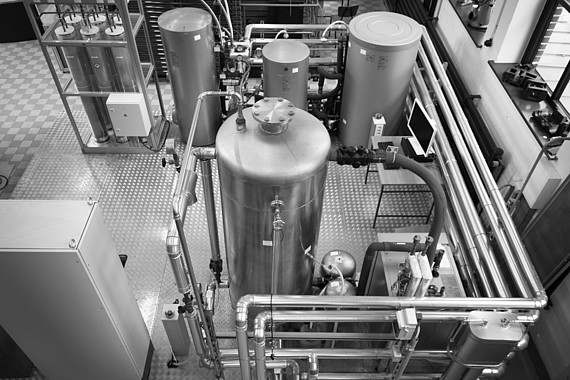 
                                Ansicht einer Anlage von oben
                            