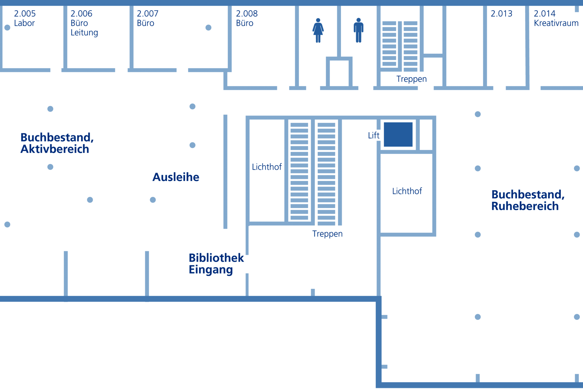 
                                                Gebäude B (Neubau) – 2. Obergeschoss
                                            