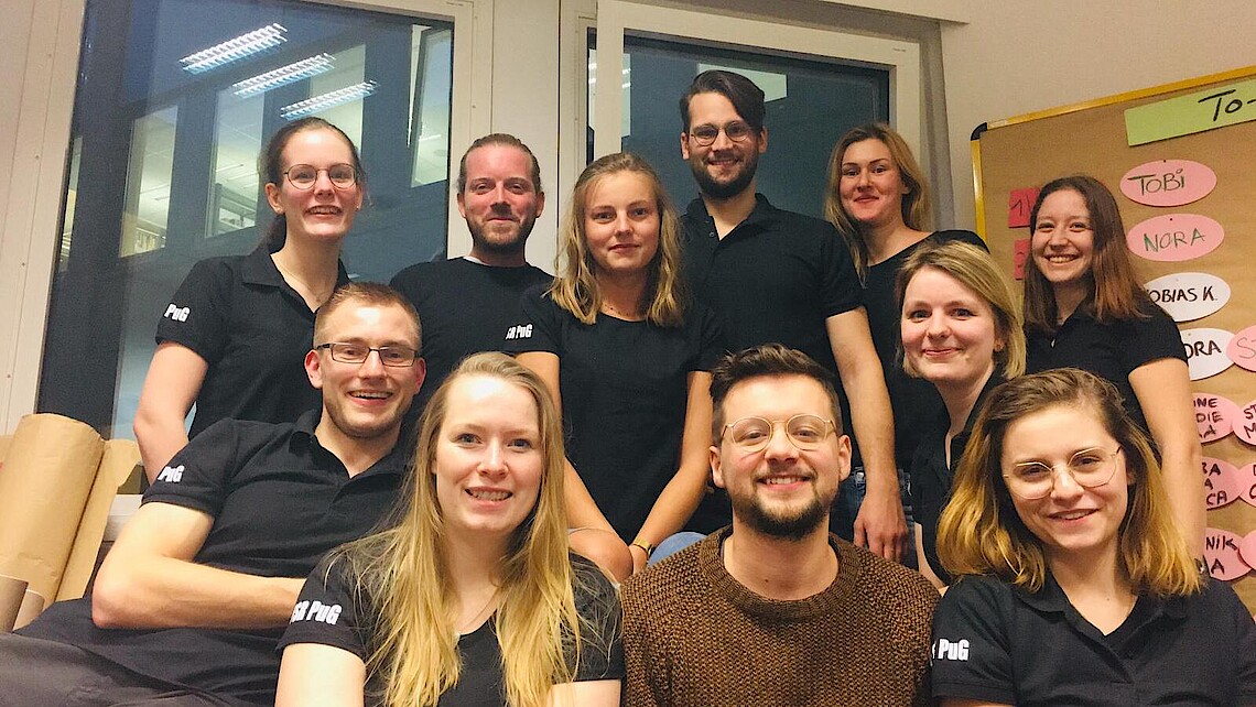 Gruppenbild des Fachschaftsrates Pflege und Gesundheit