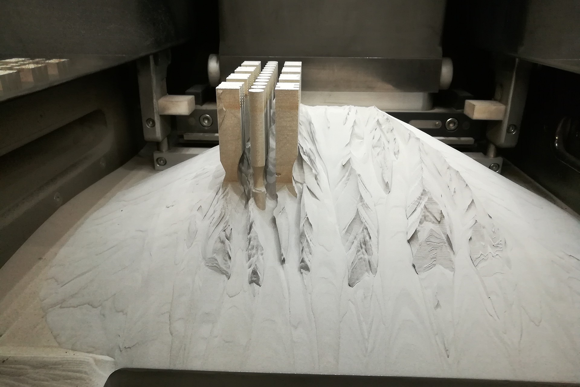 
                                                Mittels SLM gedruckte Zugproben
                                            