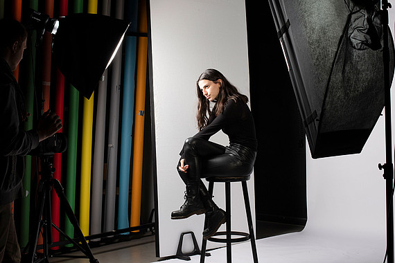 
                                Fotostudio auf dem Campus Finkenau
                            